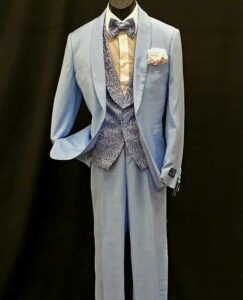 Powder blue 3-pc suit