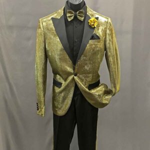 Men In Style Orlando Suit - Gold 2-pc suit