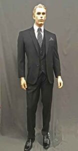 Black suit for funeral