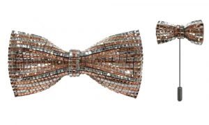 Bow Tie with lapel pin - Copper