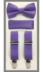 KIDS' Suspender Set - lavender