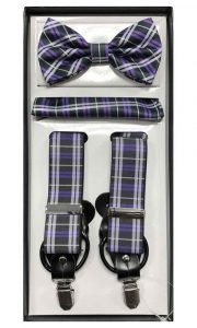 Suspender Set - Purple