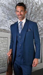 Tailored Fit suit- French Blue