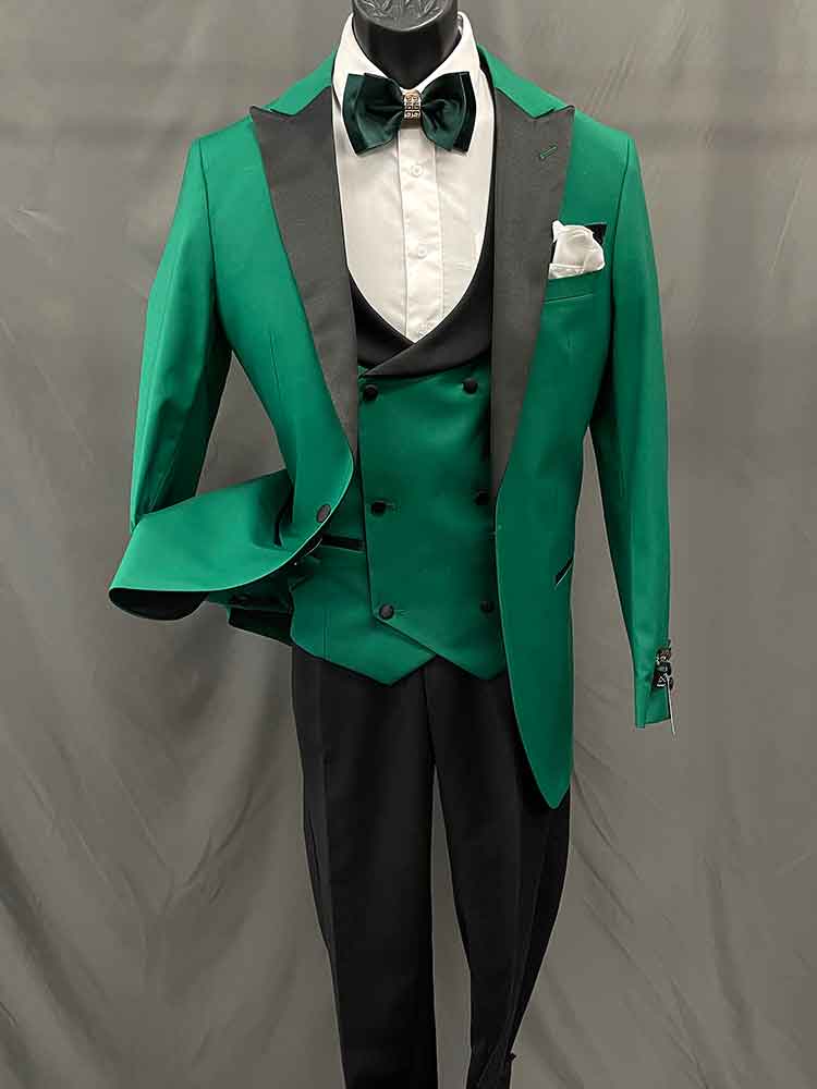 3-Piece Green Suit