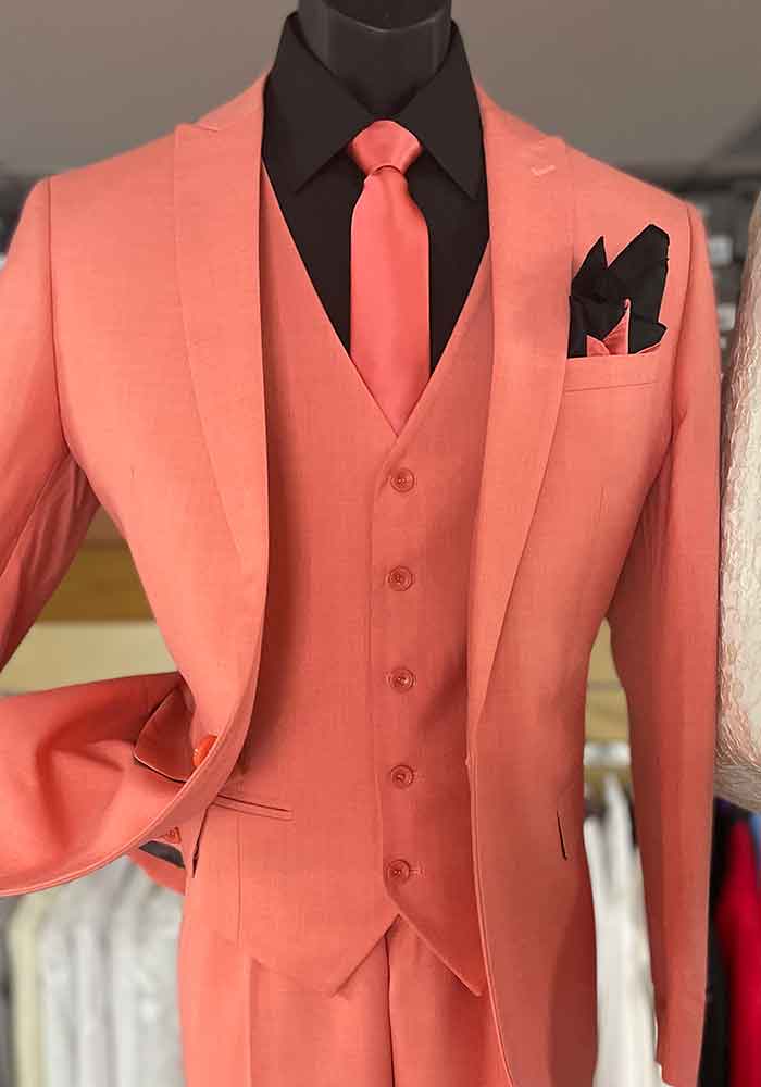 Men In Style Orlando - Orange Suits