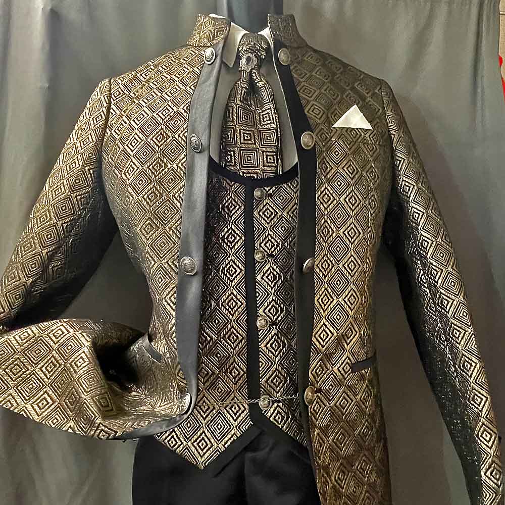 Gold and Black 3-pc. Suit - Men In Style Orlando